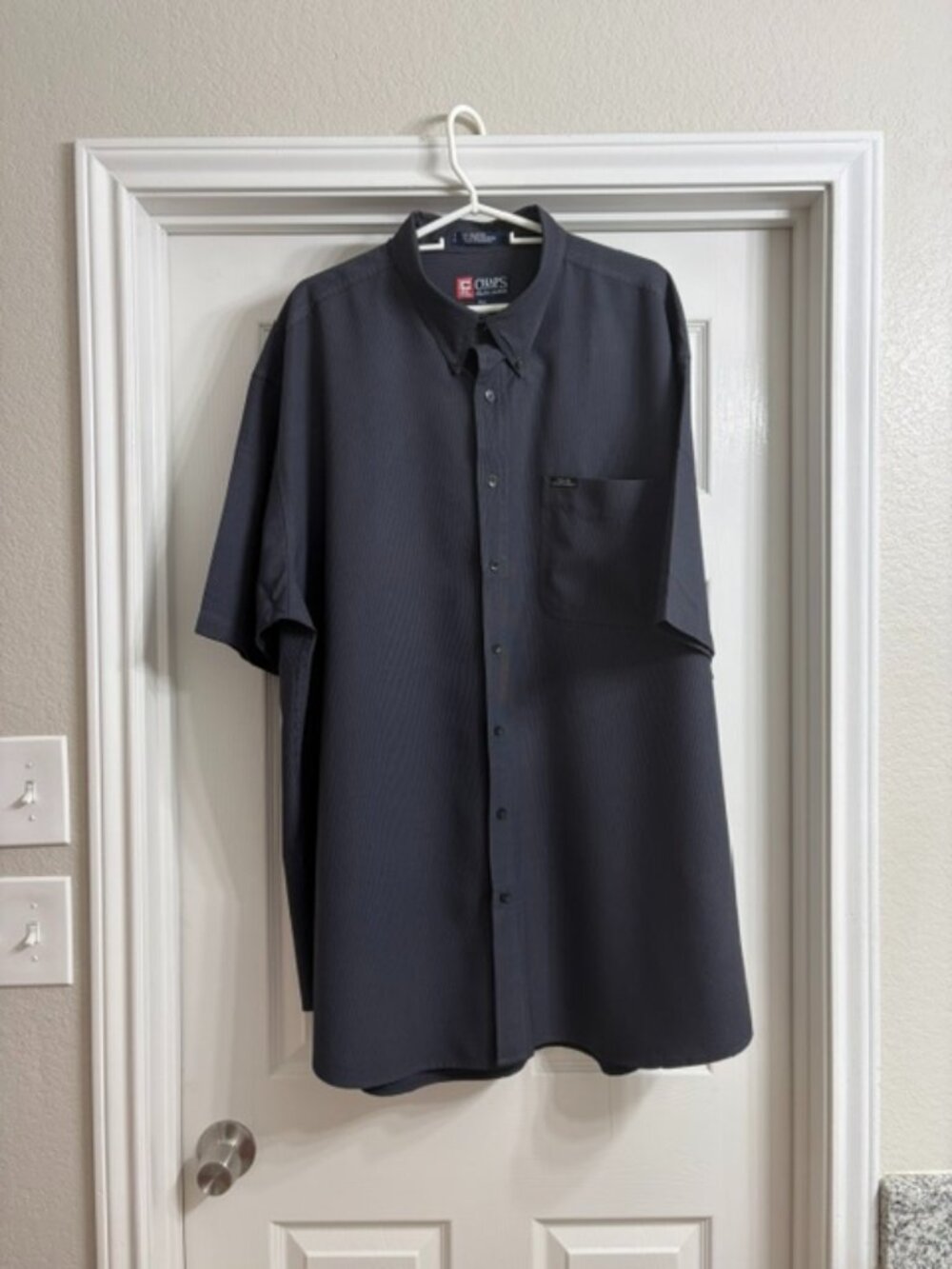 Chaps Ralph Lauren Men's Black Shirt, Size 3XLT